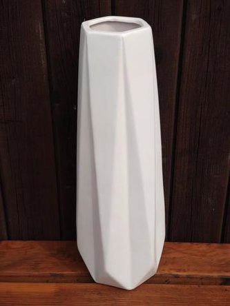 Váza bílá 42cm