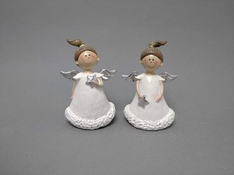 Andělíček s culíkem bílý menší