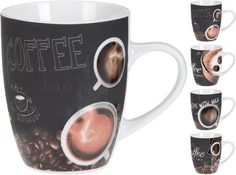 Hrnek COFFEE černý 320ml