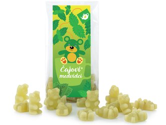 LIPOO ČAJOVÍ MEDVÍDCI S PŘÍCHUTÍ MÁTA 50G