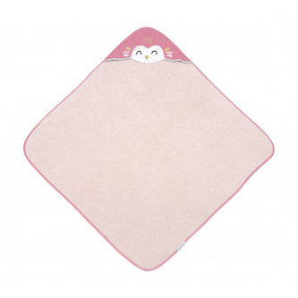 Canpol babies Měkká osuška s kapucí 100x100cm SOVA