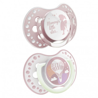 LOVI Dudlík 0-3m silikonový dynamický PRIDE & JOY 2ks