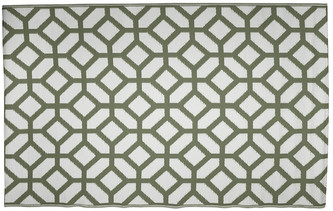 Venkovní vzorovaný koberec GEOMETRIA zelená 160x220 cm Multidecor