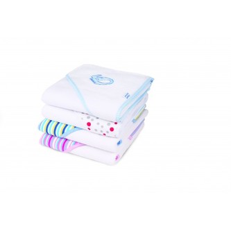 Canpol babies Osuška s kapucí se vzorem