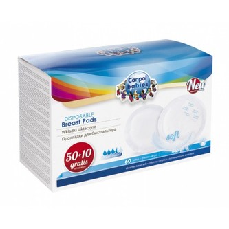 Canpol babies Vložky do podprsenky Standard 50 + 10ks