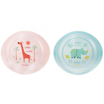 Canpol babies Plastový talíř AFRIKA