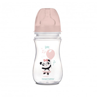 Canpol babies Láhev se širokým hrdlem EXOTIC ANIMALS 240 ml