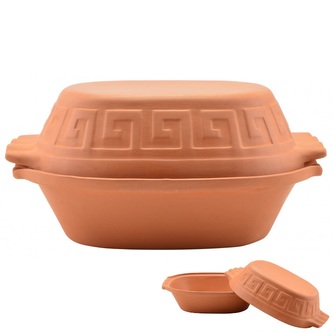 Pekáč římský keramika 32x23x8cm 4L