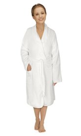 Froté župan dámský - Bílá - vel. XXXL