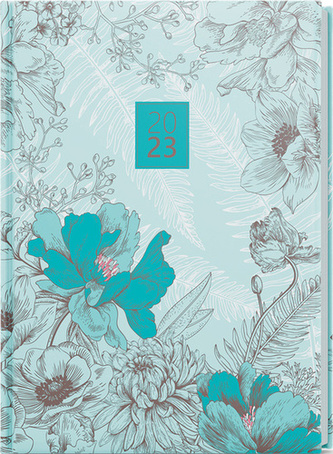 Denní diář David Lamino A5 Světle modrý