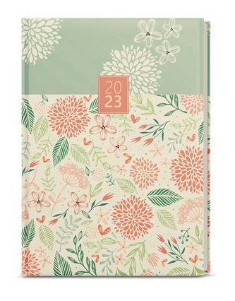 Týdenní diář Oscar Lamino A5 Zelený