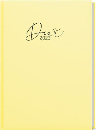 Denní diář David Pastelo A5 Žlutý