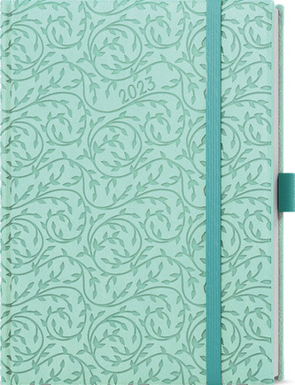 Týdenní diář Prokop Vivella extra B6 Mátová Lístky