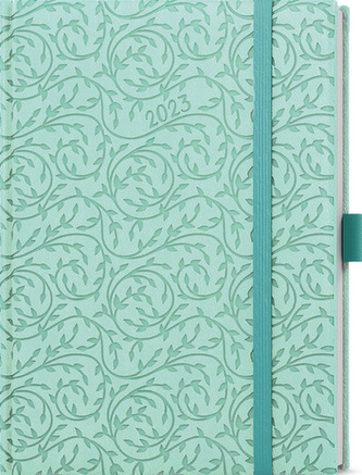 Denní diář Adam Vivella extra B6 Mátová Lístky