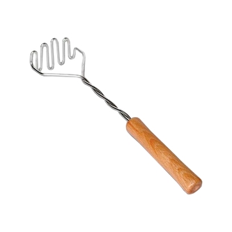 Mačkadlo brambor dlouhé dřevěná rukojeť  HOME