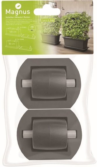 Kolečka pro truhlík Magnus 2 ks