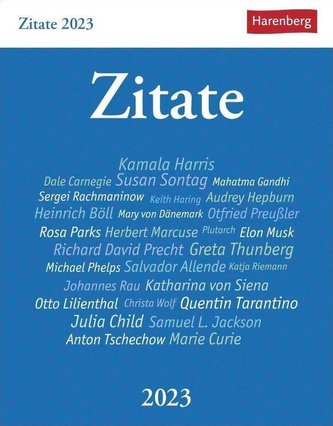 Zitate Tagesabreißkalender 2023