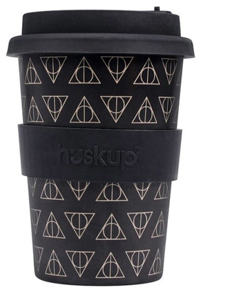 Ekologický cestovní hrnek s víčkem Harry Potter: Relikvie smrti - Deathly Hallows (objem 475 ml)