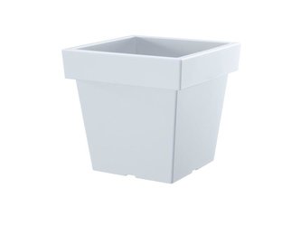 Květináč PROSPERPLAST LOFLY LOW bílý 19,3cm