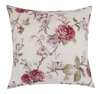 Polštářek EMA - růže vínová - 45x45 cm