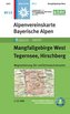 Mangfallgebirge West, Tegernsee, Hirschberg 1:25.000