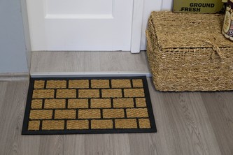 Rohožka z kokosových vláken, vzor cihla, 40x60cm