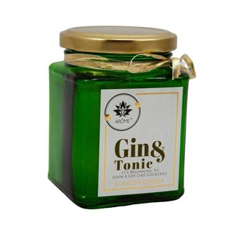 Arôme Svíčka 170 g, v barevném skle s víčkem, Gin and Tonic
