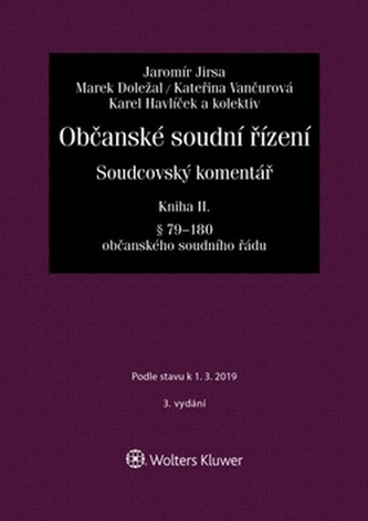 Občanské soudní řízení Kniha II.