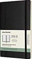 Moleskine: Plánovací zápisník 2019-2020 měkký černý L