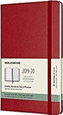 Moleskine: Plánovací zápisník 2019-2020 tvrdý červený L