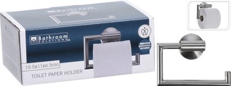 Držák na toaletní papír nerez 15,5 x 11 cm
