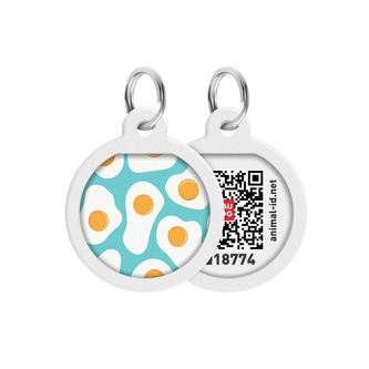 Waudog chytrá ID známka s QR tagem Eggs