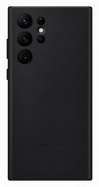 Samsung Leather Cover S22 Ultra, Black