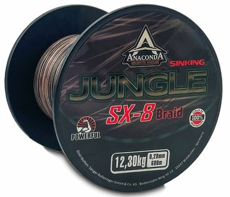 šňůra Jungle SX-8, 600 m/0,28 mm