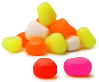 Umělá kukuřice M plovoucí 12 ks barva fluo yellow, 9x10mm