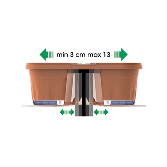 BAMA Závěsný truhlík na zábradlí KLUNIA, 40cm