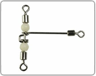 Rolling swivel Cross - line T-shape velikost 18 x 20 / 5ks