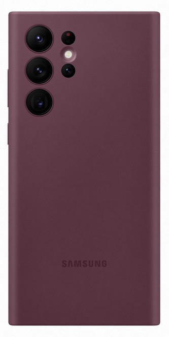 Samsung Silicone Cover S22 Ultra, Burgundy