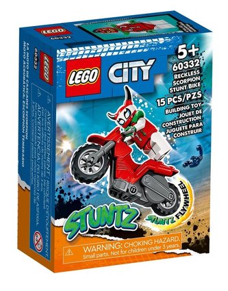 LEGO City 60332 Škorpioní kaskadérská motorka