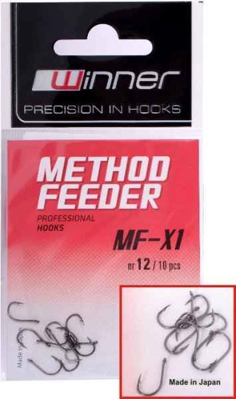 Háček - Matt Finish Method Feeder Hook Classic 10ks velikost: 10
