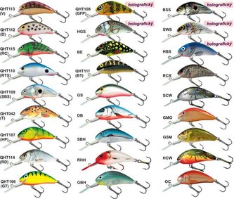 Salmo rybářské woblery Hornet H5SDR barva SCW