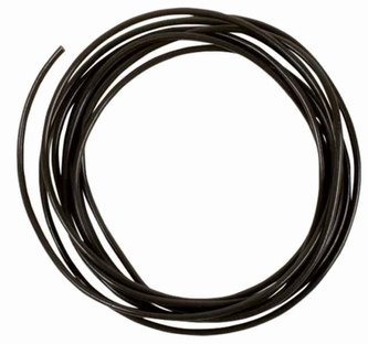 Silikonová bužírka matná zelená 2m Průměr: 2,3mm