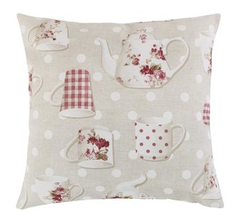 Polštářek EMA - hrníček s konvičkou - 45x45 cm