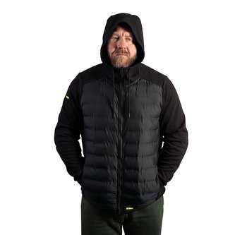 RIDGEMONKEY: Bunda APEarel Heavyweight Zip Jacket Black Velikost XXXL