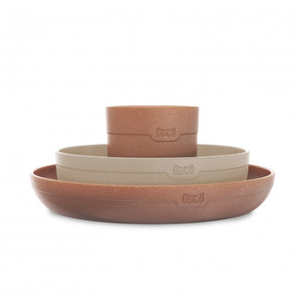 LOVI sada nádobí s hrnečkem 3ks Granola