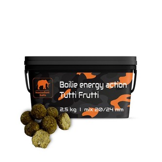 Boilie energy action Tutti Frutti mix 20/24mm 2,5kg