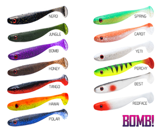 Umělá nástraha BOMB! Rippa / 5ks - 8cm/HAWAI