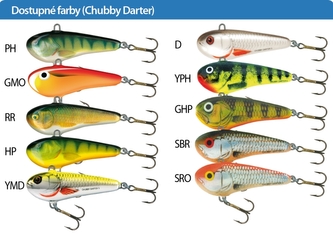 Salmo rybářské woblery chubby Darter CD6 barva YMD