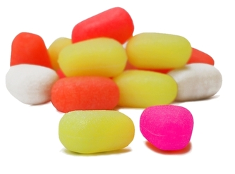 Umělá kukuřice M plovoucí 10 ks Strawberry,fluo red, 9x10mm