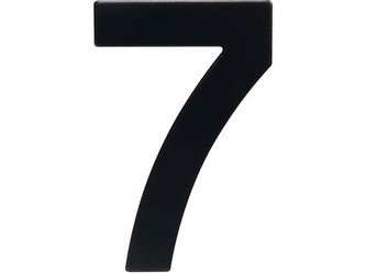 číslo domovní č.7 95mm nerez ČER